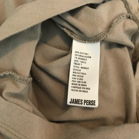 James Perse Form Fitting Dress with Rouched Side - Picture 5 of 5